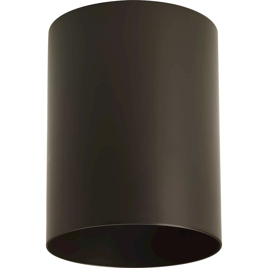 Progress Cylinder 1 Light 5" Outdoor LED Flush Mount, Bronze - P5774-20-30K