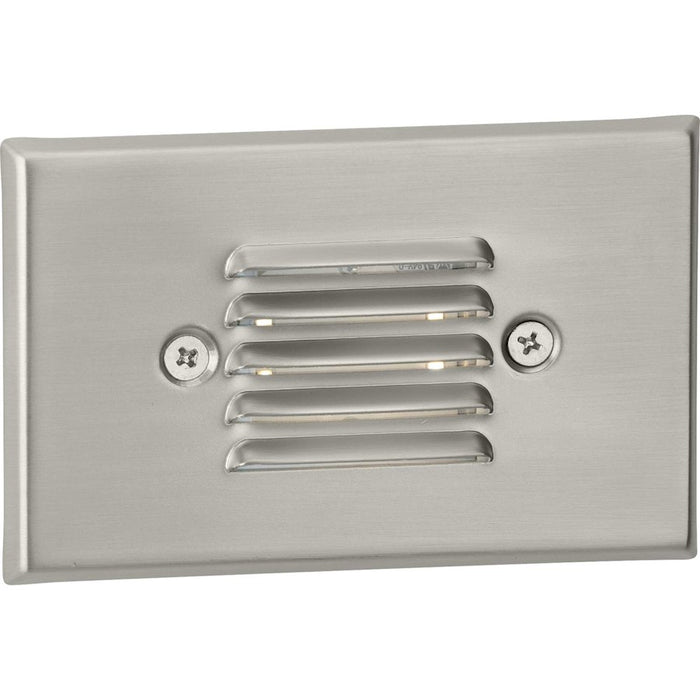 Progress Lighting 114 Lumen LED Step Lights, Brushed Nickel - P660004-009-30