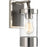 Progress Point Dume Lookout 1Lt Wall Sconce, Nickel/Seed/Brown - P710069-009