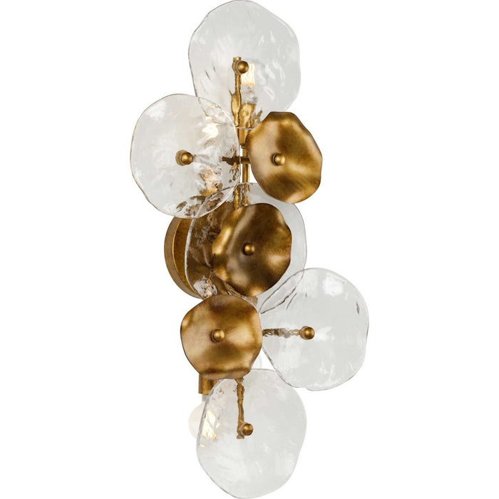 Progress Lighting Loretta 24"L Wall Sconce Light, Gold/Clear - P710124-204