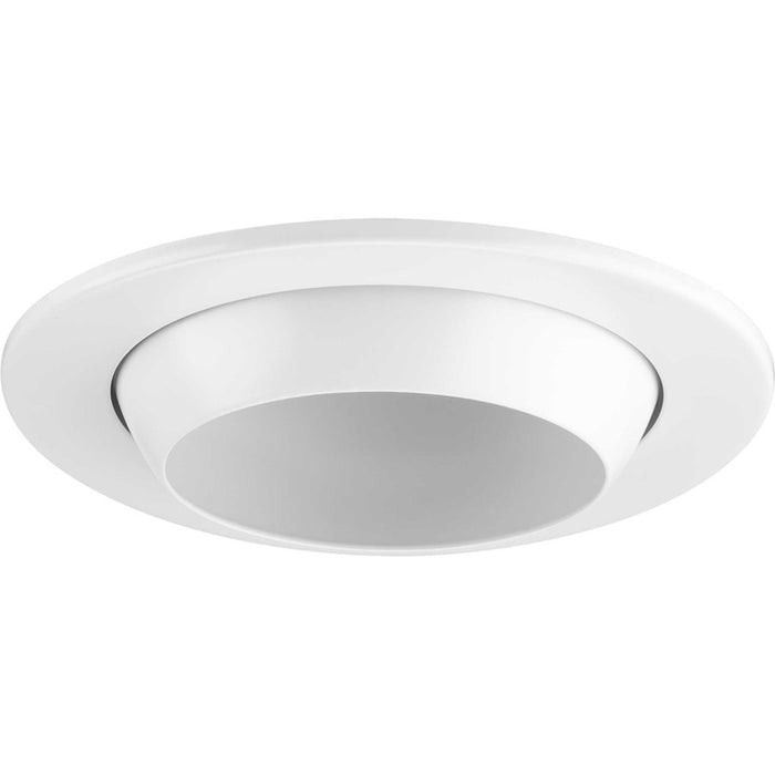 Progress Lighting 1 Light 4" Recessed Eyeball Trim, White - P804003-028