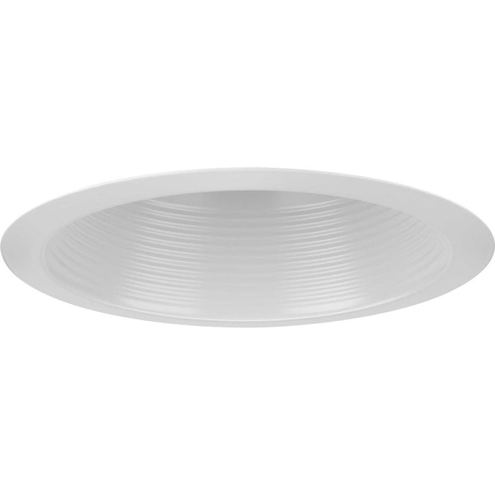 Progress Lighting 1 Light 6" Recessed Step Baffle Trim, White - P806000-028