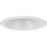 Progress Lighting 1 Light 6" Recessed Open Trim, Satin White - P806001-028