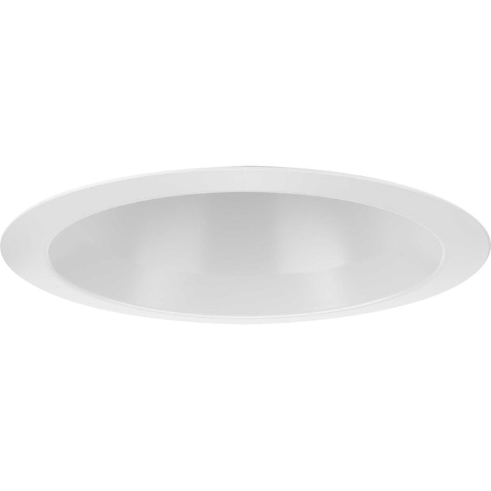 Progress Lighting 1 Light 6" Recessed Open Trim, Satin White - P806001-028