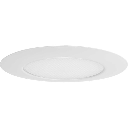 Progress Lighting 1 Light 6" Recessed Shower Trim, White/Clear - P806004-028