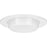 Progress 1 Light 6" Recessed Shower Trim, White/Frosted/Clear - P806005-028