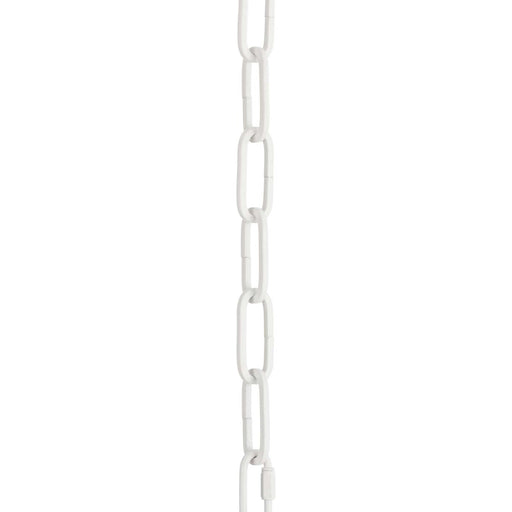 Progress Lighting 9 Guage Square Profile Chain, Shelter White - P8755-192