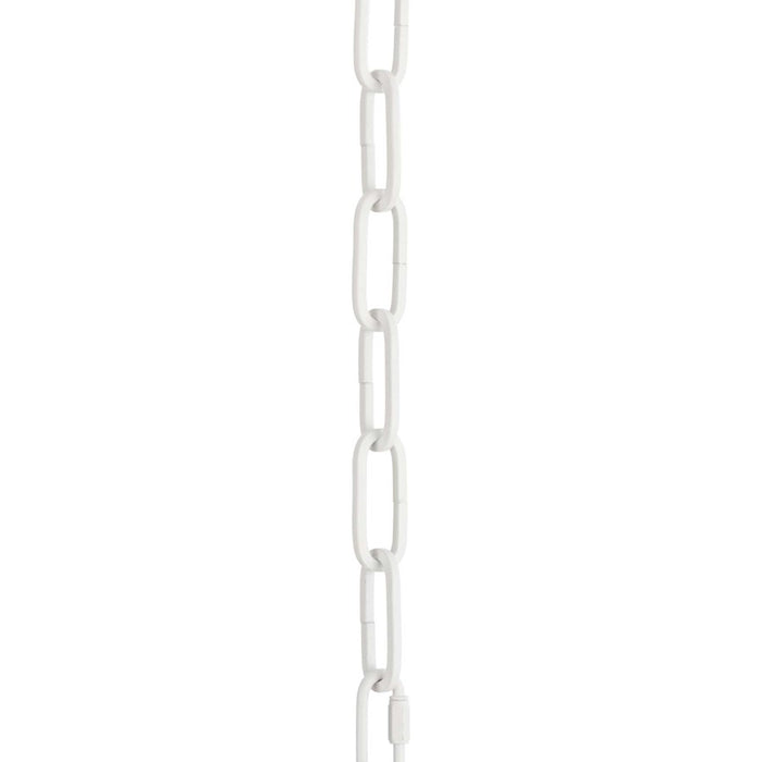 Progress Lighting 9 Guage Square Profile Chain, Shelter White - P8755-192