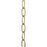 Progress Lighting 48" of 9 gauge chain, Vintage Brass - P8758-163