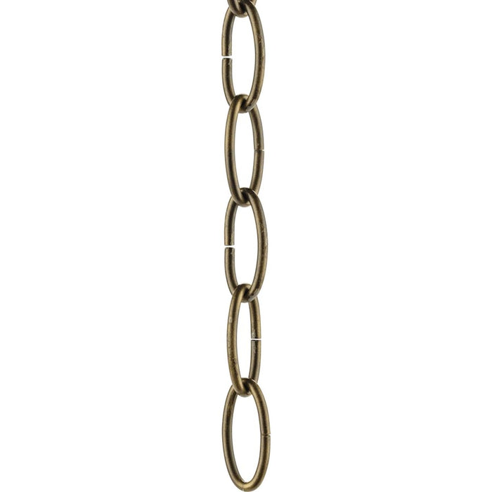 Progress Lighting 48" of 9 gauge chain, Aged Bronze - P8758-196