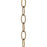 Progress Lighting Accessory Chain 48" Of 9 Gauge Chain, Soft Gold - P8758-205