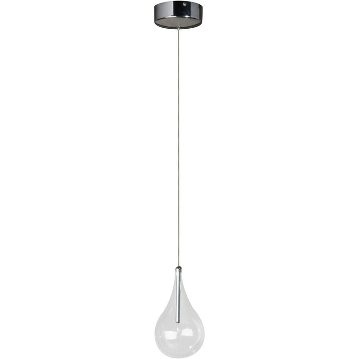 ET2 Lighting Larmes 1-Light Pendant, Polished Chrome - E23111-18