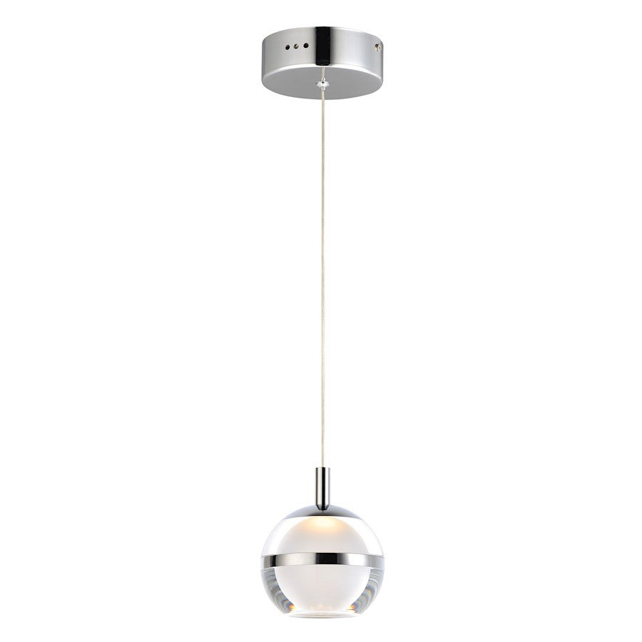 ET2 Lighting Swank 1-Light Pendant, Polished Chrome - E24591-93PC