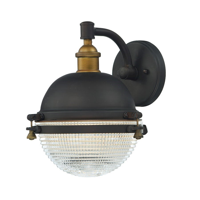 Maxim Lighting Portside 1-LT Outdoor Wall Sconce, Bronze/Brass - 10182OIAB