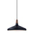 Maxim Lighting Nordic 1-Light Large Pendant, Walnut/Black - 11354WNBK