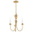 Maxim Lighting Paloma 3 Light Mini Pendant, Gold Leaf - MX2883GL