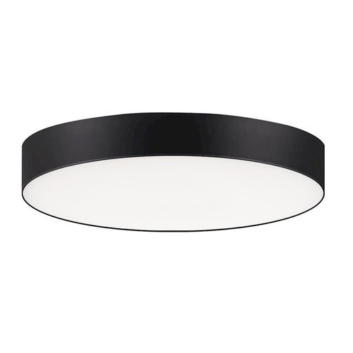 Maxim Lighting Trim 5" 12.5W LED 1Lt Flush Mount, Black - MX57660WTBK