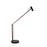 OPEN BOX ITEM: Adesso ADS360 Crane LED Desk Lamp, Walnut Wood/Black