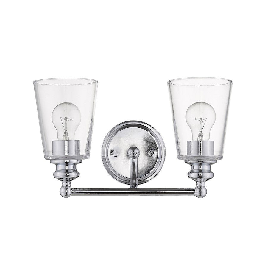 OPEN BOX:Acclaim Ceil 2-Light Vanity, Chrome - IN41401CH