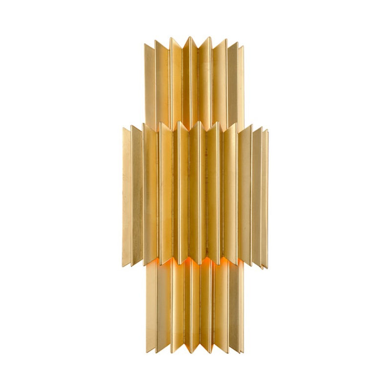 OPEN BOX:Corbett Lighting Moxy 2 Light 20" Wall Sconce, Gold Leaf - 311-13