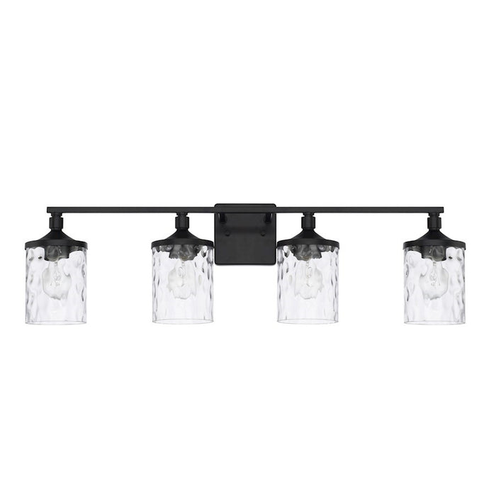 OPEN BOX: HomePlace by Capital Colton 4 Light Vanity, Black - 128841MB-451
