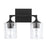 OPEN BOX: Capital Lighting Clint 2-Light Vanity, Iron/Water - CL137321BI-486