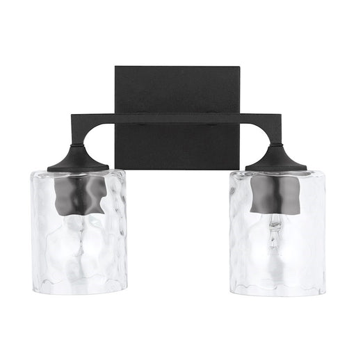OPEN BOX: Capital Lighting Clint 2-Light Vanity, Iron/Water - CL137321BI-486