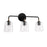 OPEN BOX ITEM: Capital Lighting Amara 3-Lt Vanity, BK/BS/Seed