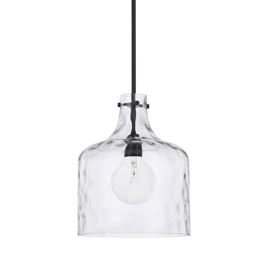 OPEN BOX ITEM: HomePlace by Capital Lighting 1 Light Pendant, Black