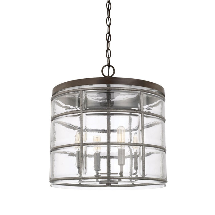 OPEN BOX: Capital Lighting Colby 4 Light Pendant, Urban Grey - 329441UG