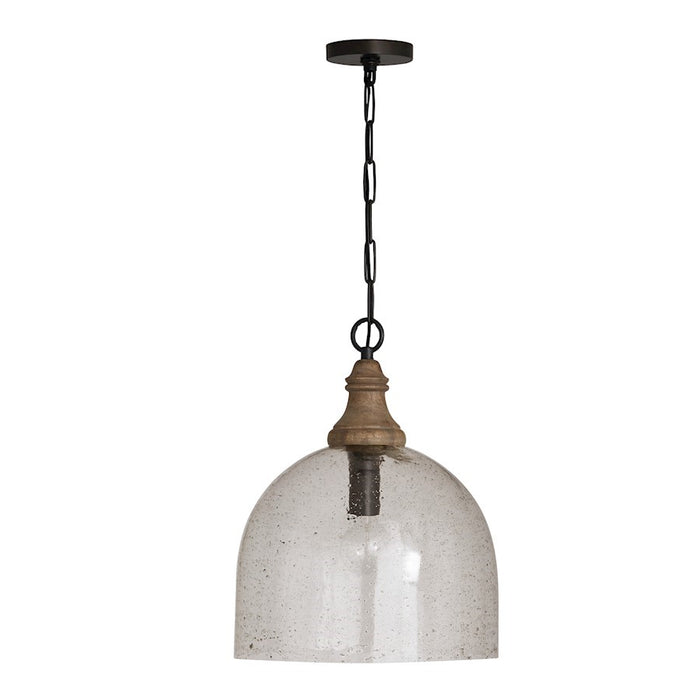 OPEN BOX: Capital Lighting 1 Light Pendant, Grey/Pewter, Seed - CL336011YP-484