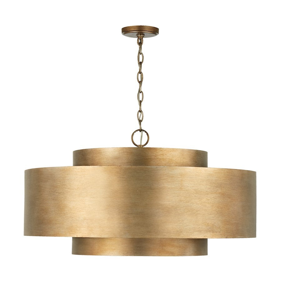 OPEN BOX: Capital Lighting Jude 9-Light Pendant, Mystic Luster - CL339091ML