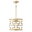 OPEN BOX: Capital Lighting Hala 1 Light Pendant, Bleached Brass - 341011NL
