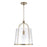 OPEN BOX: Capital Lighting Madison 1-Lt Pendant, Aged Brass/Seed - 347011AD