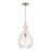 OPEN BOX: Capital Lighting Brentwood 1 Light Pendant, Nickel/Water - CL349012BN
