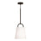 OPEN BOX ITEM: Capital Lighting Brody Small 1-Lt Pendant, BK/WH