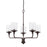 OPEN BOX:HomePlace by Capital Lighting Colton 5 Light Chandelier, Bronze