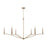 OPEN BOX: Capital Lighting Grady 6 Light Chandelier, Matte Brass - 450661MA