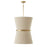 OPEN BOX: Capital Lighting Cecilia 6LT Foyer, Natural Rope/Brass - CL541261NP