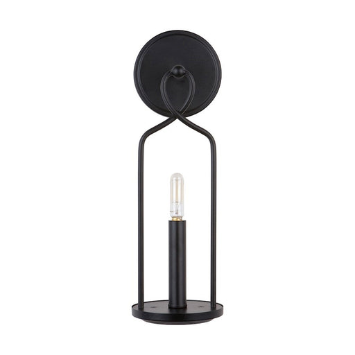OPEN BOX: Capital Lighting Sonnet 1 Light 5" Sconce, Matte Black - CL631611MB
