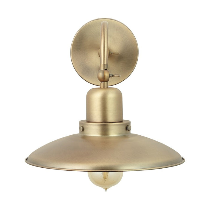 OPEN BOX ITEM: Capital Lighting 1 Light 5" Sconce, Aged Brass