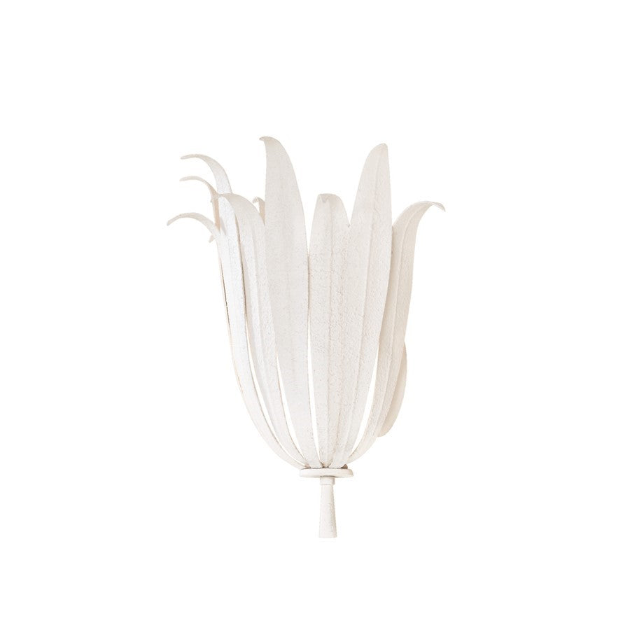 OPEN BOX: Capital Lighting Eden 1 Light Wall Sconce, White - CL649511XW