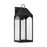 OPEN BOX: Capital Burton 1 Light 10" Outdoor Wall Lantern, Black - 946341BK-GL