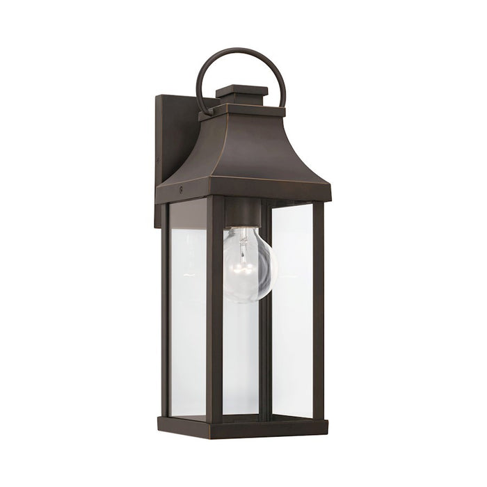 OPEN BOX:Capital Lighting Bradford 1 Light 6" Outdoor Wall Lantern, Medium, BZ