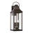 OPEN BOX: Capital Bradford 4 Light Outdoor Wall Lantern, Bronze - 946441OZ