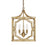 OPEN BOX: Capital Lighting Blakely 3 Light Foyer, Antique Gold