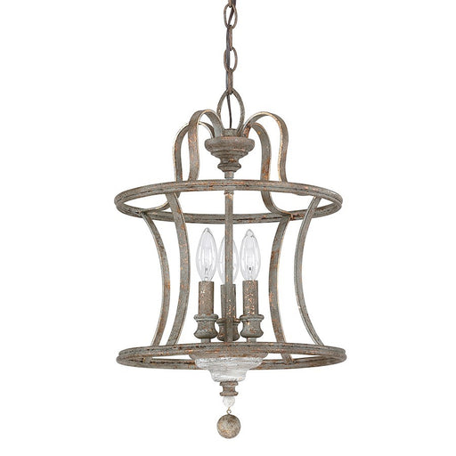 OPEN BOX ITEM: Austin Allen & Co. Zoe 3-Light Pendant, French Antique