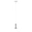 OPEN BOX: ET2 Lighting Dwell 1-Light Small LED Pendant, White - ETE25002-WT