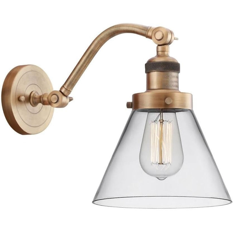 OPEN BOX ITEM: ET2 Global 1-Light LED Pendant, Brass/Clear