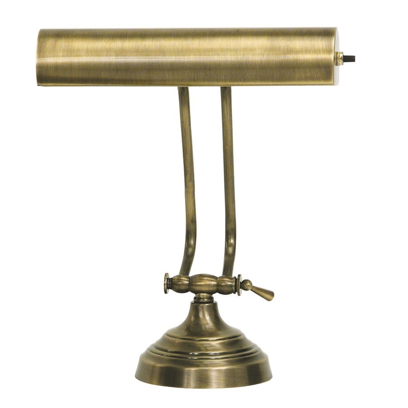 OPEN BOX: House of Troy Advent 10" Antique Brass Piano Desk Lamp - HTAP10-21-71